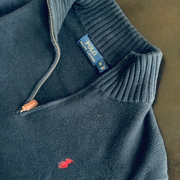 🚨$18❗️Polo Ralph Lauren 1/4 Zip Sweater | Sz M - Picture 3 of 7